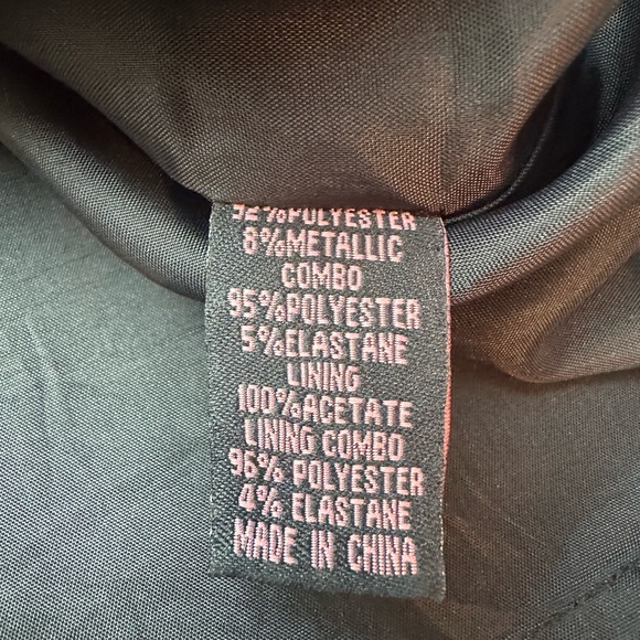 AIDEN By AIDEN MATTOX Sleeveless Black & Gold Cocktail Dress | Size 2 - Picture 13 of 16